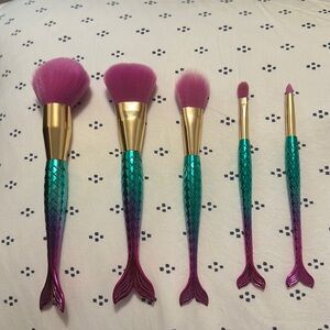 Tarte Minutes To Mermaid Brush Set, 5 Makeup Brushes